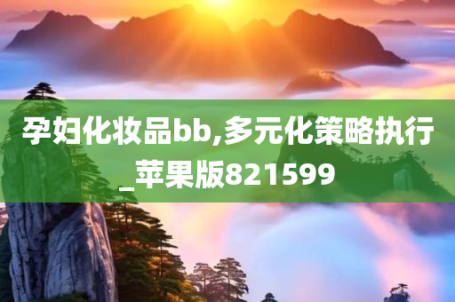 孕妇化妆品bb,多元化策略执行_苹果版821599