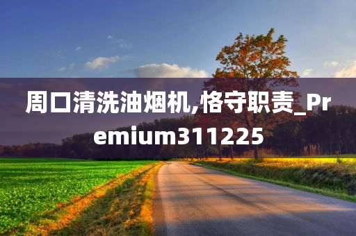 周口清洗油烟机,恪守职责_Premium311225