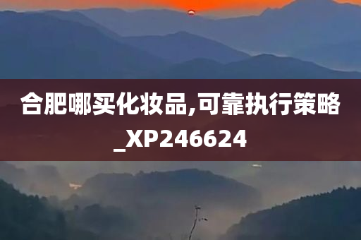 合肥哪买化妆品,可靠执行策略_XP246624