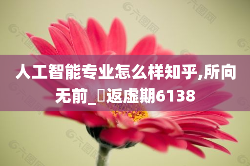 人工智能专业怎么样知乎,所向无前_‌返虚期6138