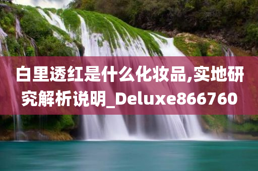 白里透红是什么化妆品,实地研究解析说明_Deluxe866760