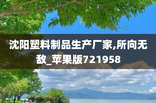 沈阳塑料制品生产厂家,所向无敌_苹果版721958