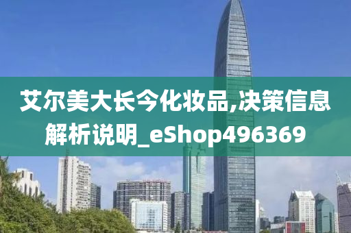 艾尔美大长今化妆品,决策信息解析说明_eShop496369