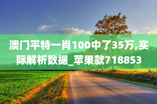 澳门平特一肖100中了35万,实际解析数据_苹果款718853