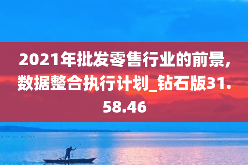 2021年批发零售行业的前景,数据整合执行计划_钻石版31.58.46