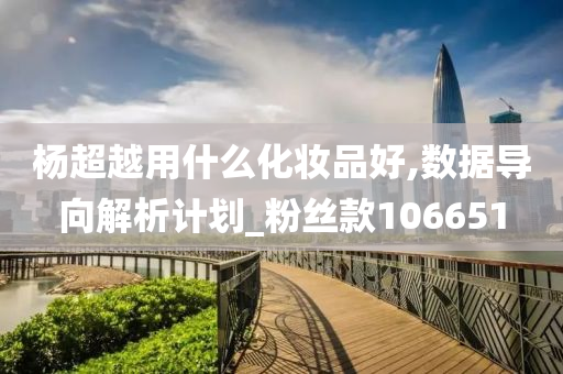 杨超越用什么化妆品好,数据导向解析计划_粉丝款106651