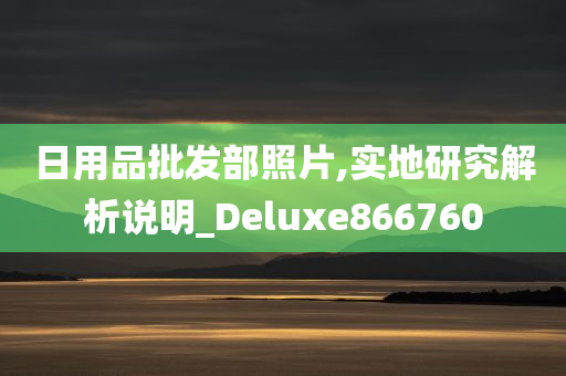 日用品批发部照片,实地研究解析说明_Deluxe866760