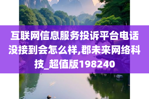 互联网信息服务投诉平台电话没接到会怎么样,郡未来网络科技_超值版198240