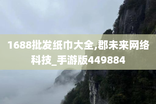 1688批发纸巾大全,郡未来网络科技_手游版449884