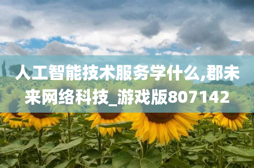 人工智能技术服务学什么,郡未来网络科技_游戏版807142