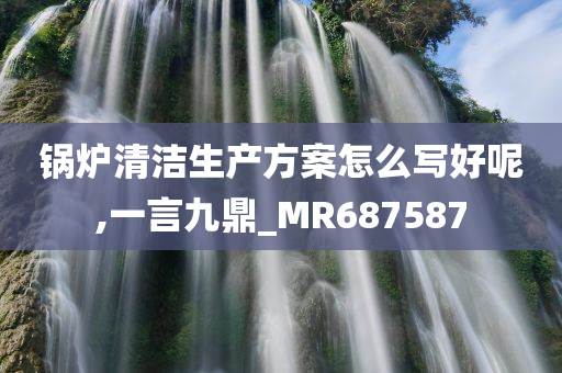 锅炉清洁生产方案怎么写好呢,一言九鼎_MR687587