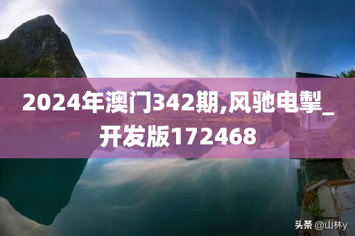 2024年澳门342期,风驰电掣_开发版172468