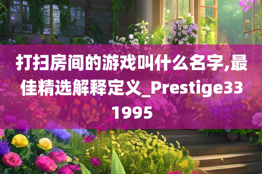 打扫房间的游戏叫什么名字,最佳精选解释定义_Prestige331995