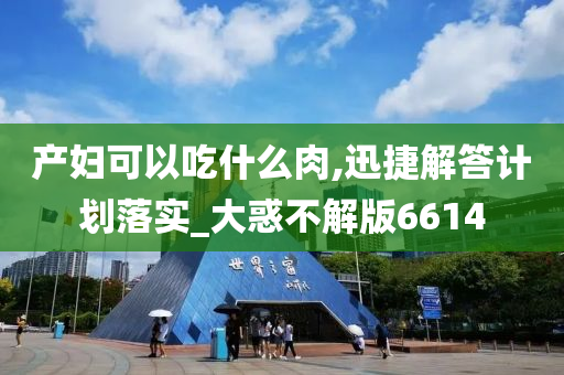 产妇可以吃什么肉,迅捷解答计划落实_大惑不解版6614