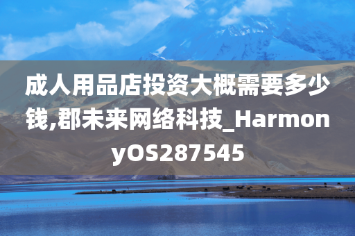 成人用品店投资大概需要多少钱,郡未来网络科技_HarmonyOS287545