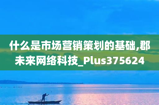 什么是市场营销策划的基础,郡未来网络科技_Plus375624