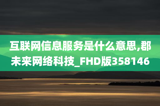 互联网信息服务是什么意思,郡未来网络科技_FHD版358146