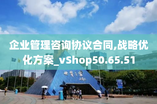 企业管理咨询协议合同,战略优化方案_vShop50.65.51