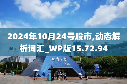 2024年10月24号股市,动态解析词汇_WP版15.72.94