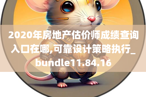 2020年房地产估价师成绩查询入口在哪,可靠设计策略执行_bundle11.84.16