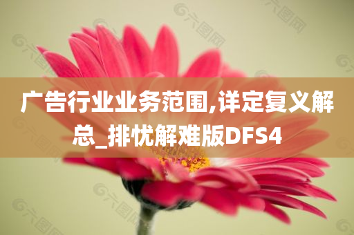 广告行业业务范围,详定复义解总_排忧解难版DFS4