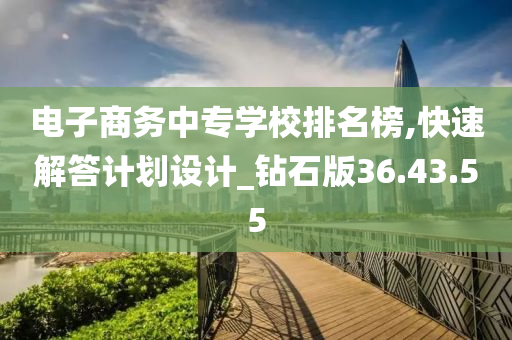 电子商务中专学校排名榜,快速解答计划设计_钻石版36.43.55