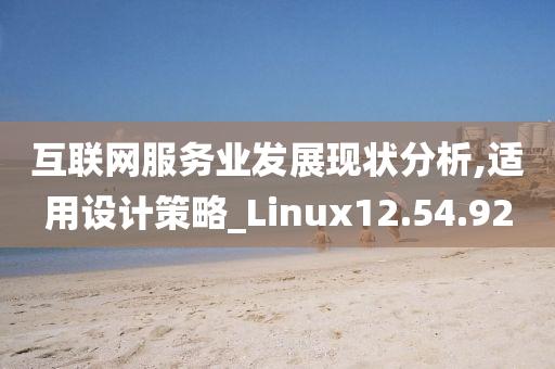 互联网服务业发展现状分析,适用设计策略_Linux12.54.92